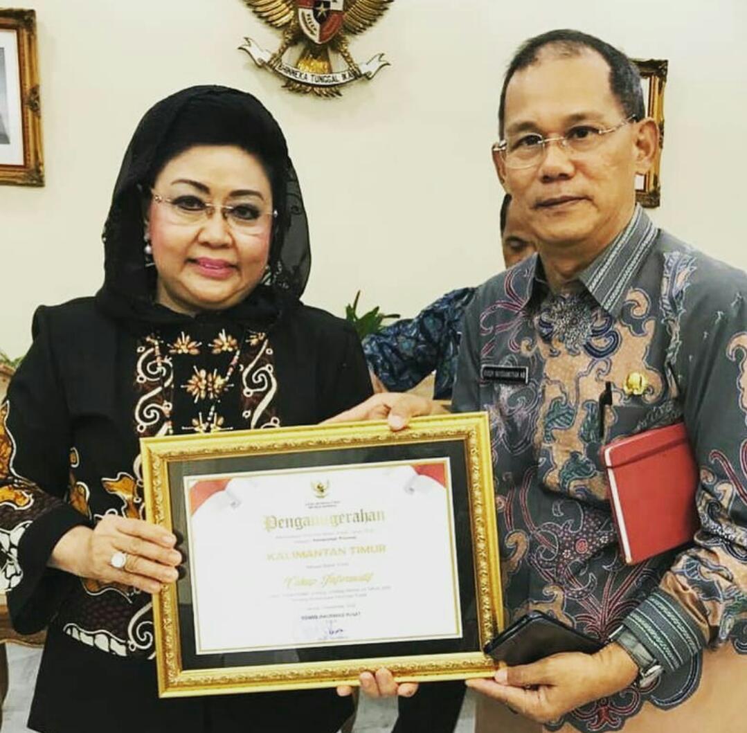 Kaltim Raih Runner Up Kategori Cukup Informatif Pada Keterbukaan Informasi Publik 2018